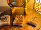 Handmade Beeswax Tombstone Wax Melts, Allspice Scented, Graveyard Decor, Set of 3