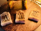 Handmade Beeswax Tombstone Wax Melts, Allspice Scented, Graveyard Decor, Set of 3