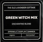 Green Witch Simmer Pot Blend, Natural Basil, Lemongrass, and Lemon Potpourri