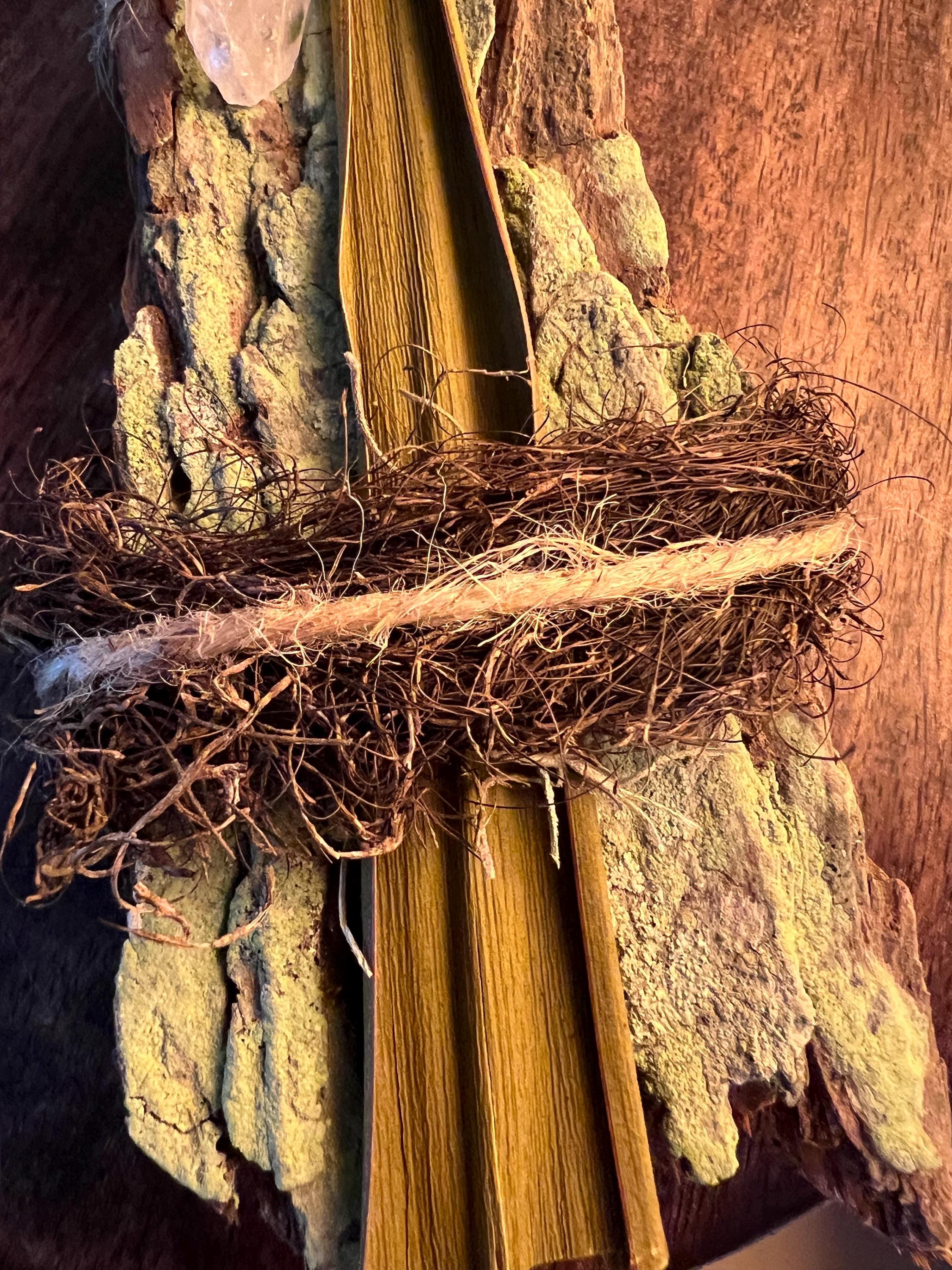 Cypress Threshold Binding, Quartz & Yucca Charm