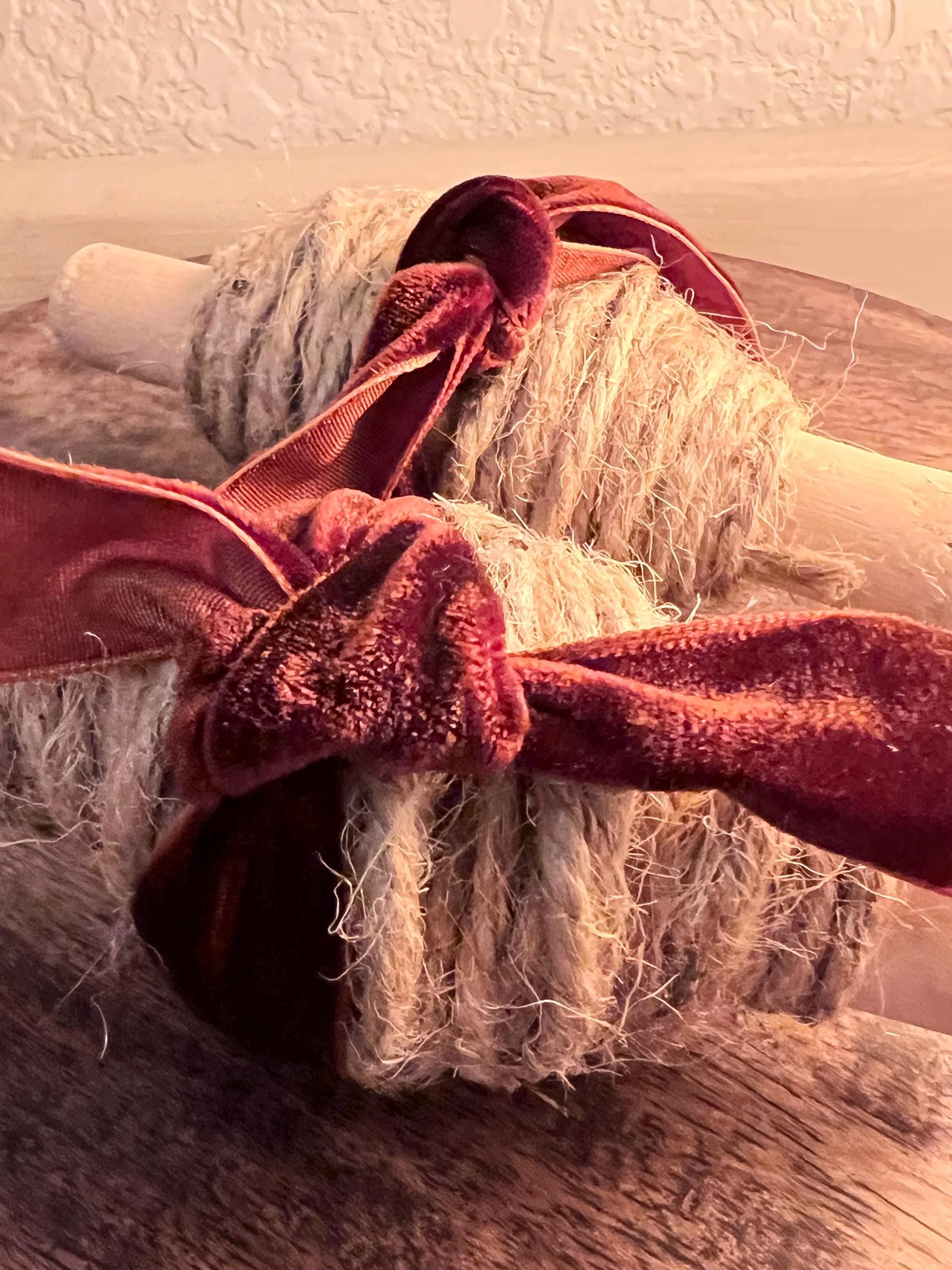 Witch Garden Twine Spool, Natural Jute Garden String, Cottage Garden Tool, Plant Tying Twine
