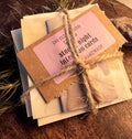 Stormy Night Intention Cards, Tea Stained Paper, Hand Cut Deck, Witchcraft Paper for Spells, Journaling, Altar Work