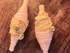 Lovers’ Quarrel Thread, Silken Bamboo & Cotton Witch’s Spool with Rose Petals and Bell