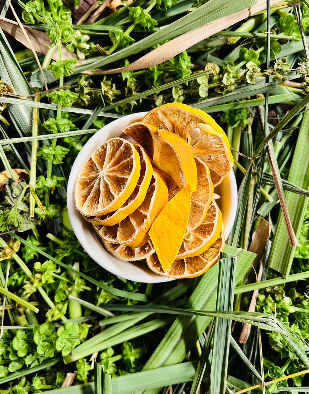 Green Witch Simmer Pot Blend, Natural Basil, Lemongrass, and Lemon Potpourri