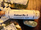 Rosemary Salt, Ritual Salt Witchcraft Supply Protection Cleansing Salt Cottage Grown Rosemary Spiritual Curio