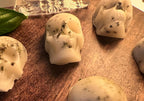 Beeswax Skull Melts with Basil, Witchy Charms, Set of 3 or 7