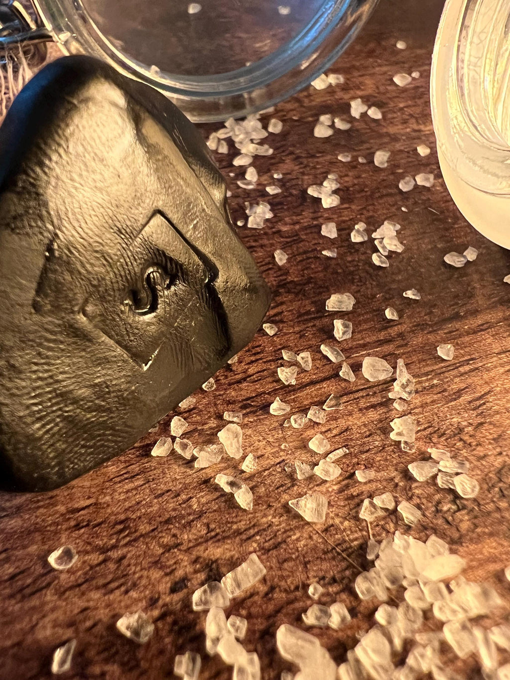 Triple S Protection Charm Jar, Salt Sage Selenite Protection Spell, Witchcraft Protection Jar, Spiritual Protection Charm, OLC Original