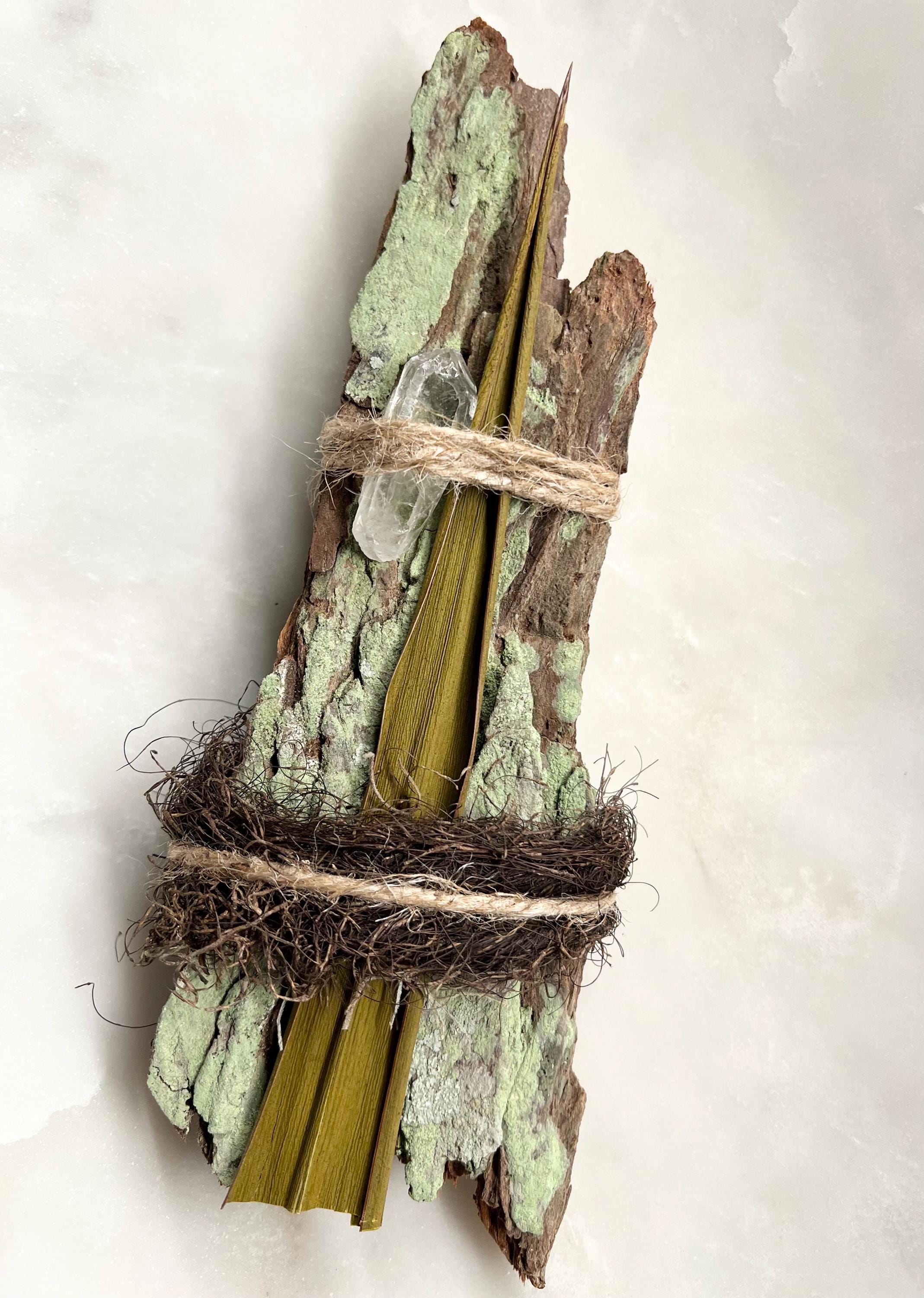 Cypress Threshold Binding, Quartz & Yucca Charm