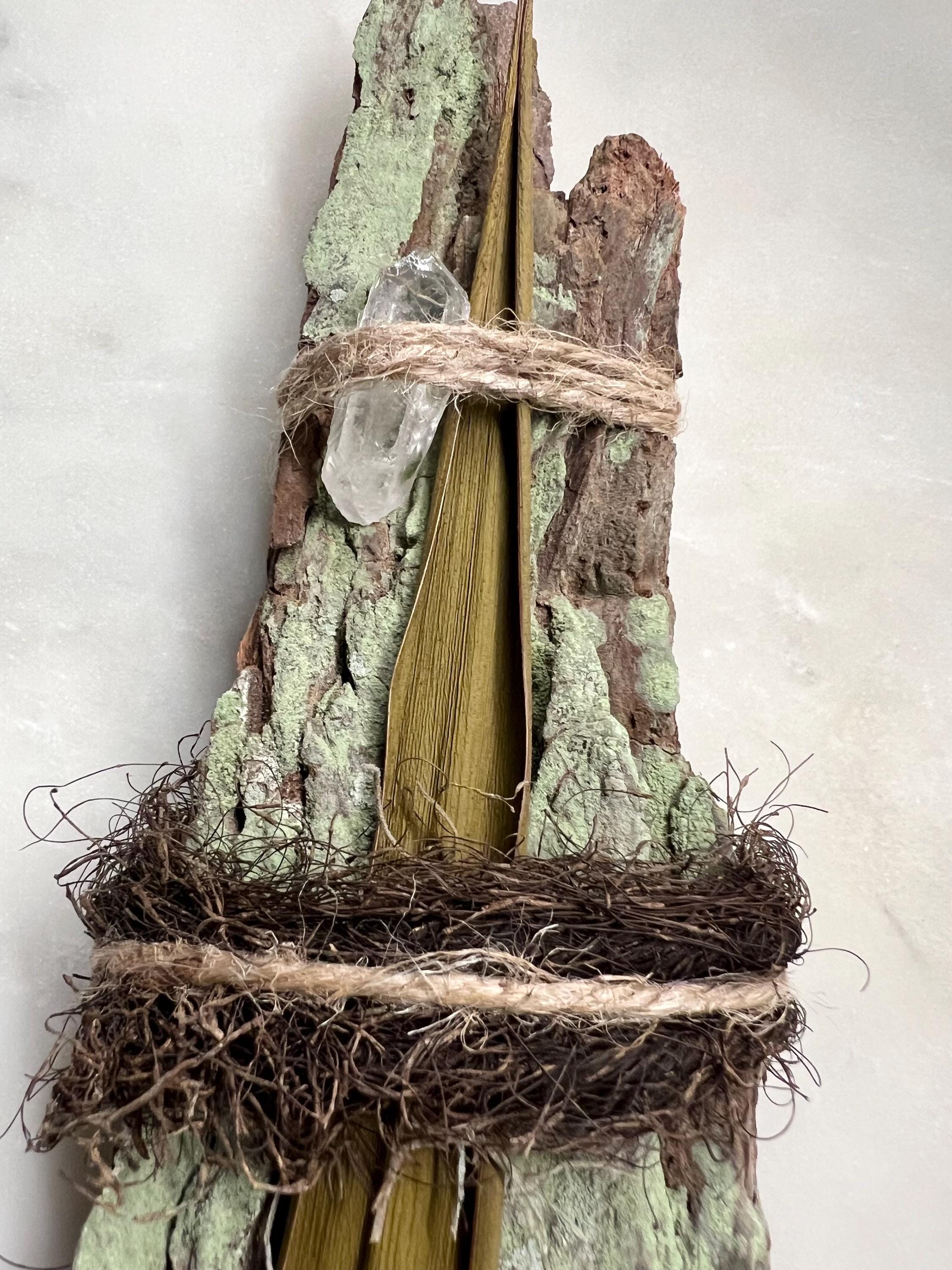 Cypress Threshold Binding, Quartz & Yucca Charm