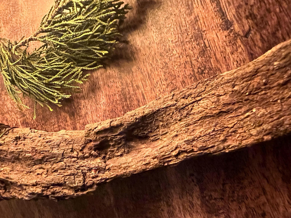 Curved Wood Wand Quartz Crystal Wand Copper Wrapped Wand Foraged Wood Ritual Tool Handmade Witch Wand