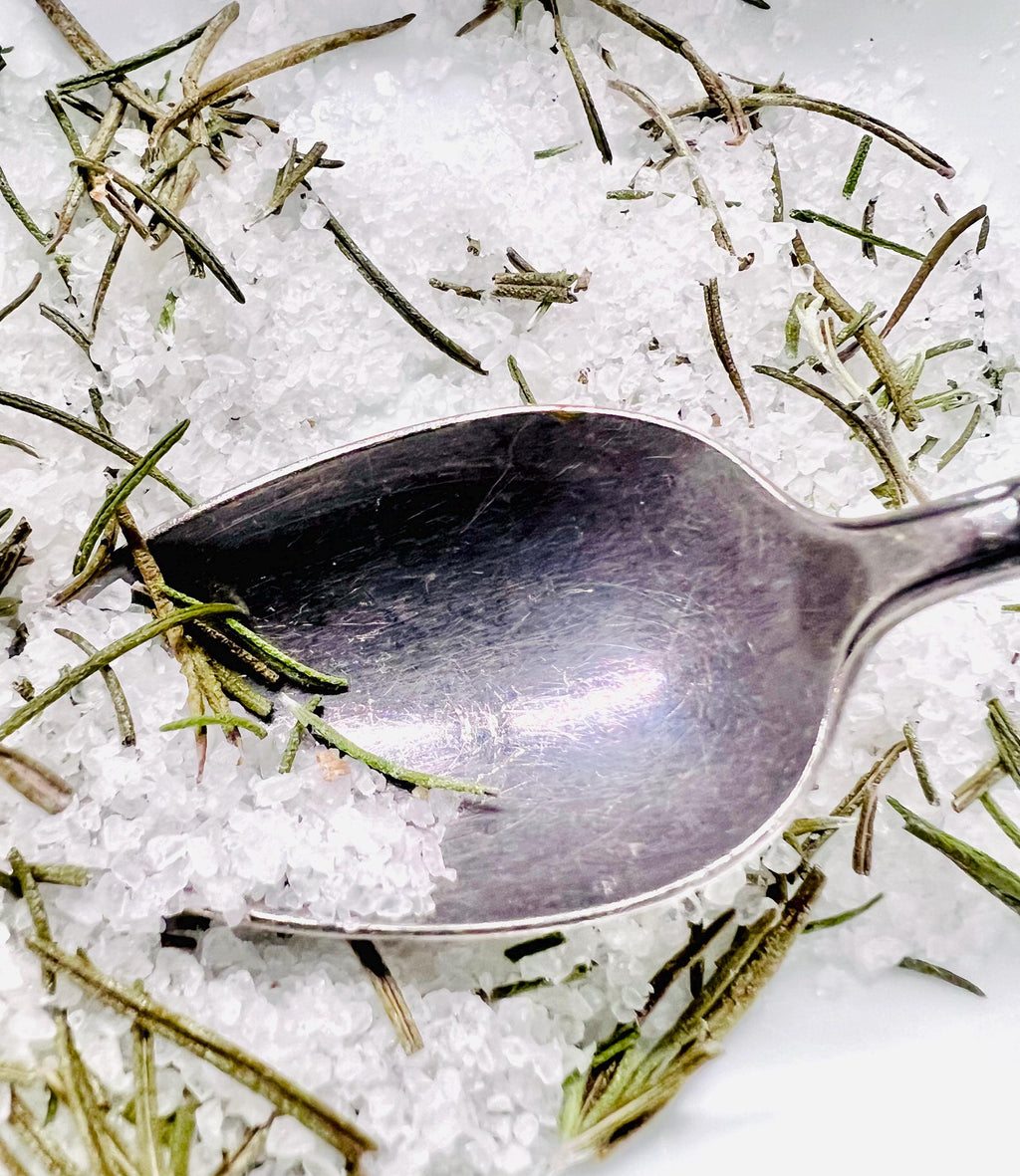 Rosemary Salt, Ritual Salt Witchcraft Supply Protection Cleansing Salt Cottage Grown Rosemary Spiritual Curio